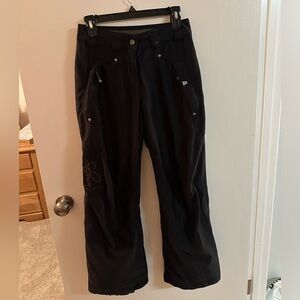 Salomon woman’s xs snow pants